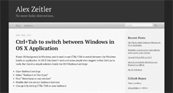Desktop Screenshot of alexzeitler.com