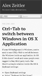 Mobile Screenshot of alexzeitler.com